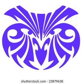 Vector design tribal tattoo