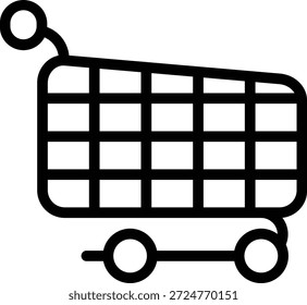 Symbolstil für Vektor-Design-Trolley