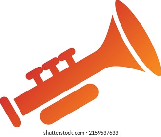 Vector Design Trumpet Icon Style