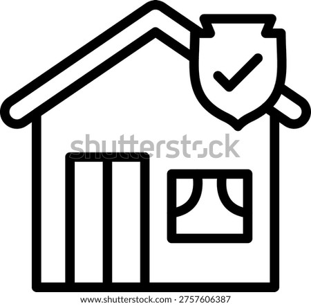 Vector Design Trust Shelter Icon Style