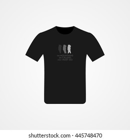 vector design of t-shirt mountain. enjoy your climb.