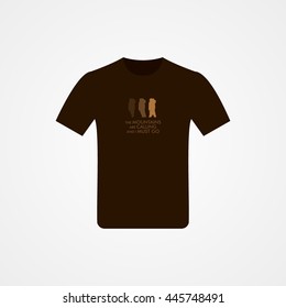 vector design of t-shirt mountain. enjoy your climb.