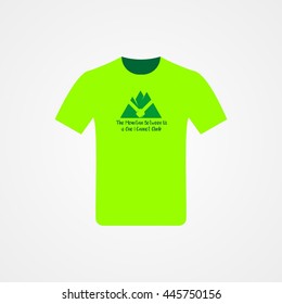 vector design of t-shirt mountain. enjoy your climb.