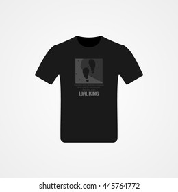 vector design of t-shirt mountain. enjoy your climb.