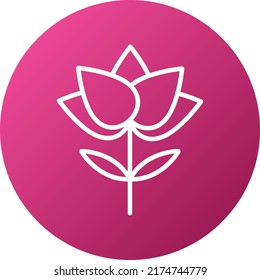 Vector Design Tulip Icon Style