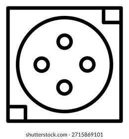 Vector Design Tumble Dry Icon Style