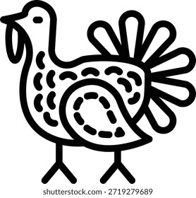 Vektordesign Türkei Symbolstil
