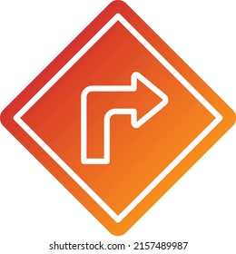 Diseño de vectores Girar a la derecha Estilo de iconos