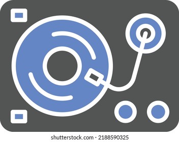 Vector Design Turn Table Icon Style