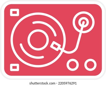 Vector Design Turn Table Icon Style