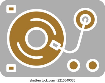 Vector Design Turn Table Icon Style