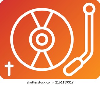 Vector Design Turntable Icon Style