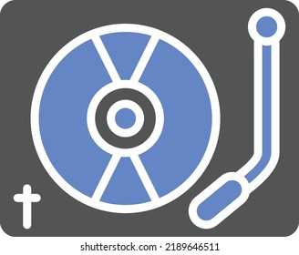 Vector Design Turntable Icon Style