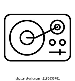 Vector Design Turntable Icon Style