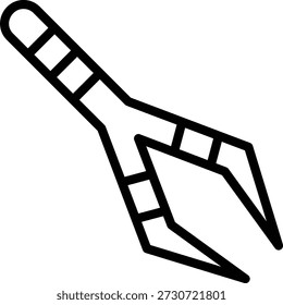 Vector Diseño Pinzas Icon Style