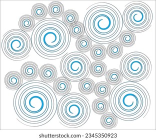 Fondo de la flor del torbellino de diseño del vector