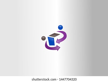 vector design of two people moving packages