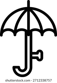 Estilo de ícone de guarda-chuva de design de vetor