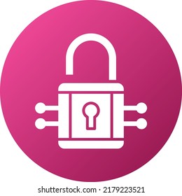 Vector Design Unlock Icon Style