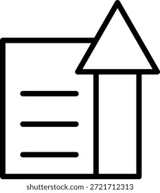 Symbolstil für Hochladen von Vektordesign