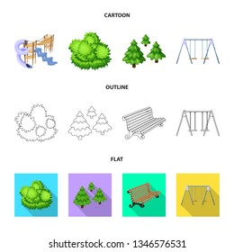 Vector design of urban and street logo. Collection of urban and relaxation stock symbol for web.