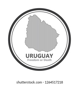 Vector design Uruguay Country in Eps.10