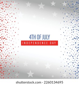 Vector Design of USA independence day