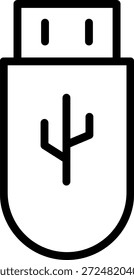 Vector Design USB Icon Style