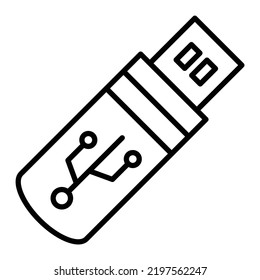 Vector Design USB Stick Icon Style