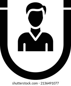 Vector Design User Engagement Icon Style