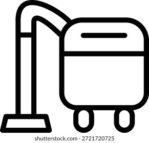 Vektordesign Staubsauger-Symbolstil