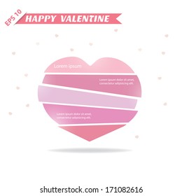Vector design for Valentine day