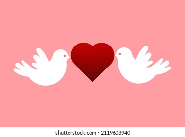 diseño vectorial, fondo de la plantilla de saludo de San Valentín