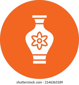 Vector Design Vase Icon Style