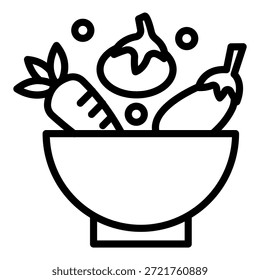 Design de vetor estilo ícone de delicadeza vegan