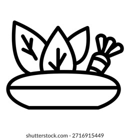 Vector Design Vegan Products Icon Style