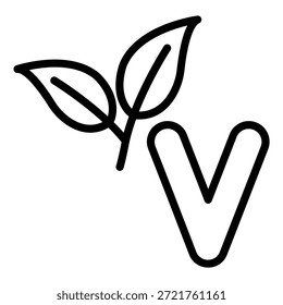 Vetor Design Veggie Heaven Icon Style