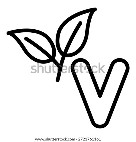 Vector Design Veggie Heaven Icon Style