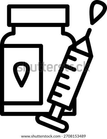 Vector Design Vials Icon Style