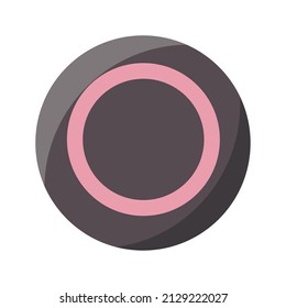 diseño vectorial, icono de pegatina de videojuegos o símbolo de botón