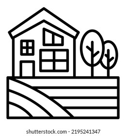 Vector Design Village Icon Style