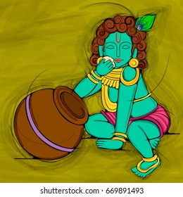 Vector design of Vintage statue of Indian Goddess Saraswati sculpture engraved on stone