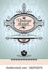 Vector design in vintage style.
