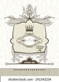 Vector design in vintage style.