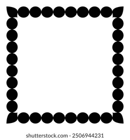 Borde de página de estilo vintage de diseño de Vector. Vector