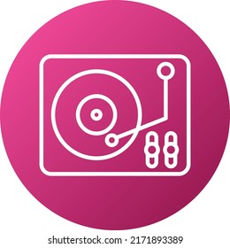 Vectordesign Vinyl Player Icon Style