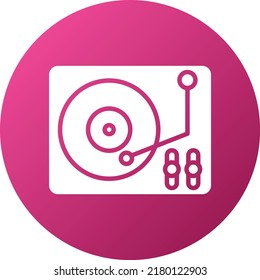 Vectordesign Vinyl Player Icon Style