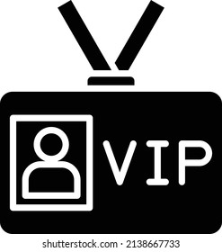 Vector Design VIP Pass Icon Style