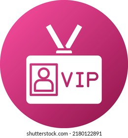 Vector Design VIP Pass Icon Style