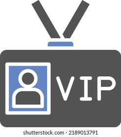 Vector Design VIP Pass Icon Style